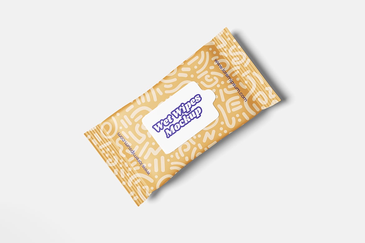湿巾包装袋样机 Wet Wipes Mockup插图4 湿巾包装袋样机 Wet Wipes Mockup