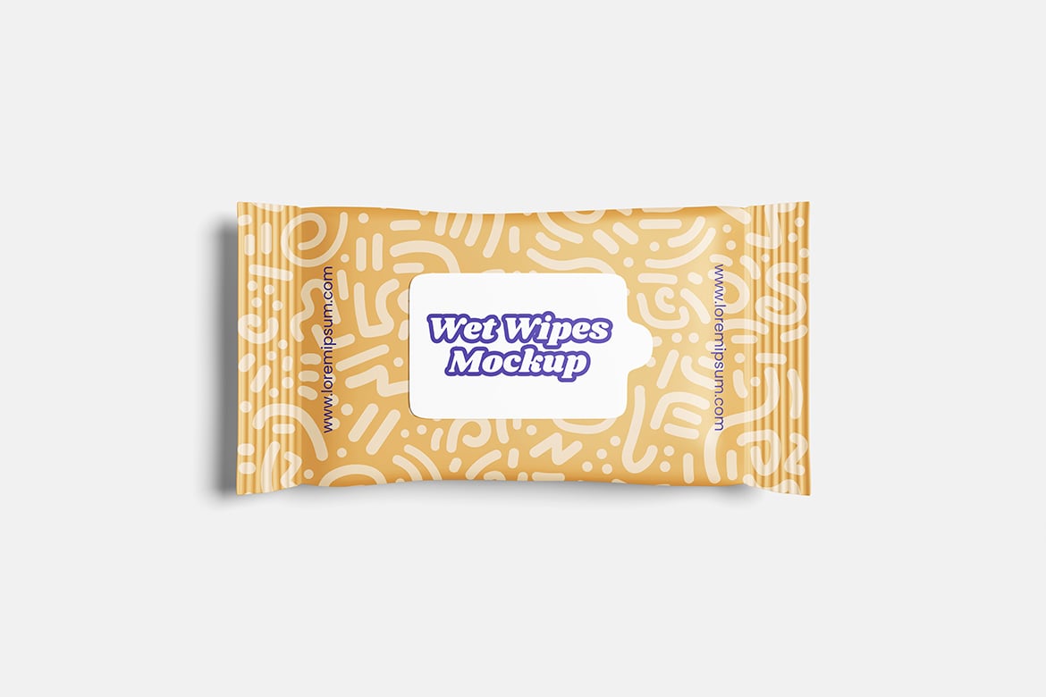 湿巾包装袋样机 Wet Wipes Mockup插图2 湿巾包装袋样机 Wet Wipes Mockup