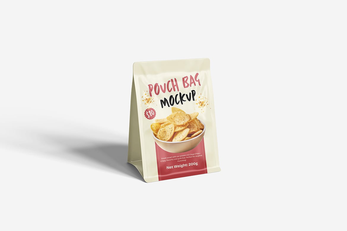 自立站立袋包装样机 Pouch Bag Mockup插图5 自立站立袋包装样机 Pouch Bag Mockup