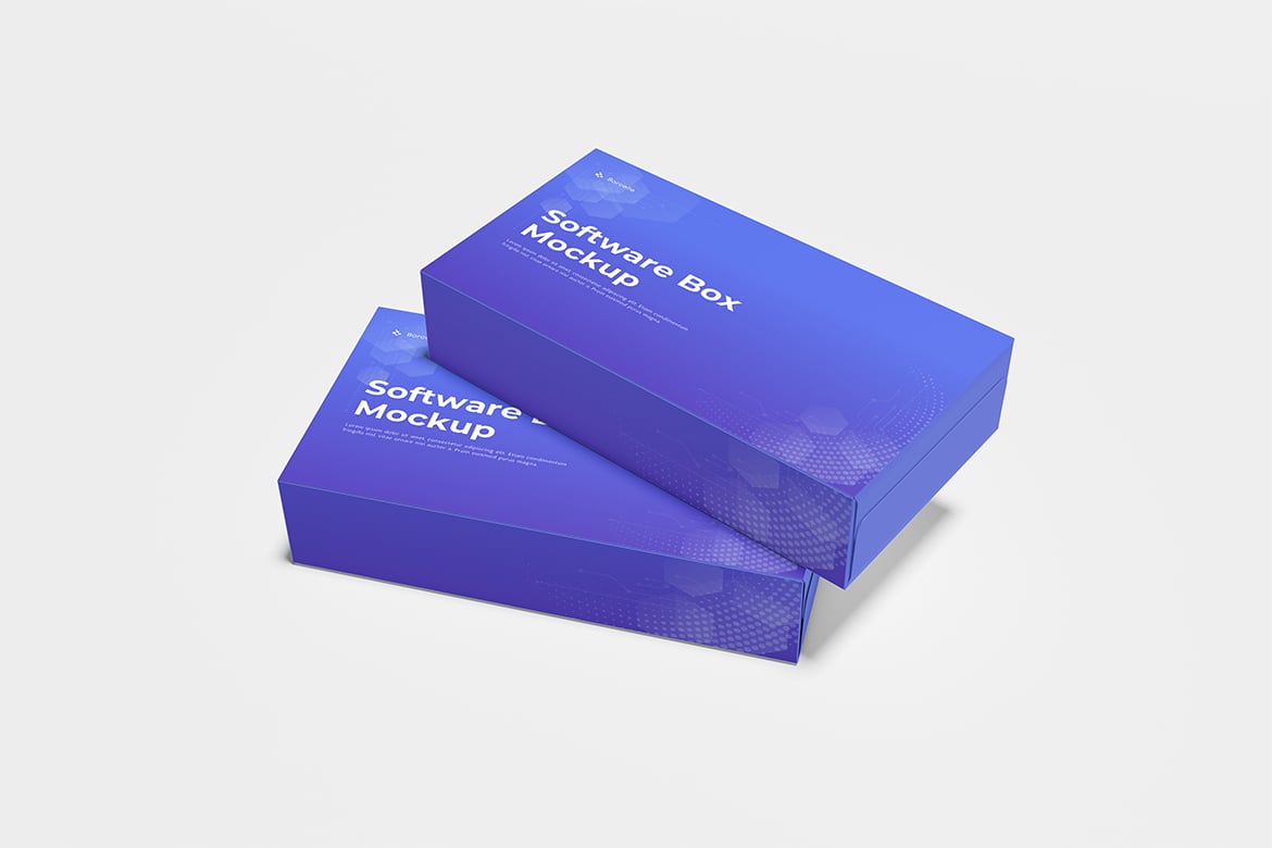 软件光盘盒包装样机 Software Box Mockup插图3 软件光盘盒包装样机 Software Box Mockup