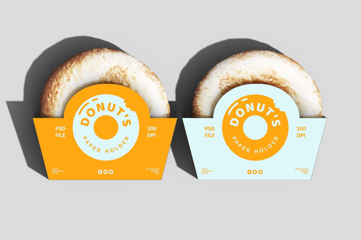 甜甜圈食品包装样机 Donut Packaging Mockup插图1 甜甜圈食品包装样机 Donut Packaging Mockup