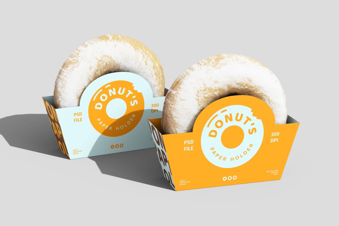 甜甜圈食品包装样机 Donut Packaging Mockup插图3 甜甜圈食品包装样机 Donut Packaging Mockup