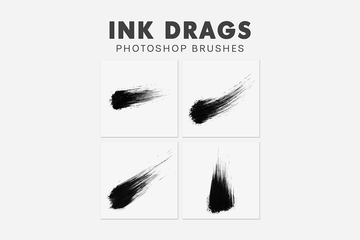 20种墨水拖拽撕裂纸张特效Photoshop笔刷 20 Ink Drags Brushes for Procreate插图1 20种墨水拖拽撕裂纸张特效Photoshop笔刷 20 Ink Drags Brushes for Procreate