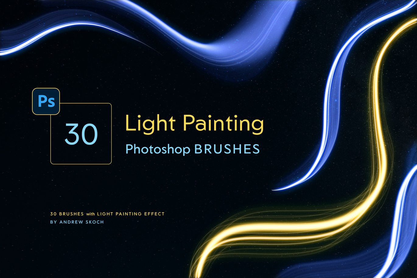 30款光影绘画特效Photoshop笔刷素材库 Light Painting Photoshop Brushes插图6 30款光影绘画特效Photoshop笔刷素材库 Light Painting Photoshop Brushes