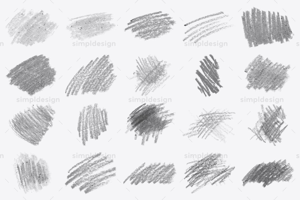 20款蜡笔手绘质感Photoshop印章笔刷素材 Stamp Crayon Photoshop Brushes插图1 20款蜡笔手绘质感Photoshop印章笔刷素材 Stamp Crayon Photoshop Brushes