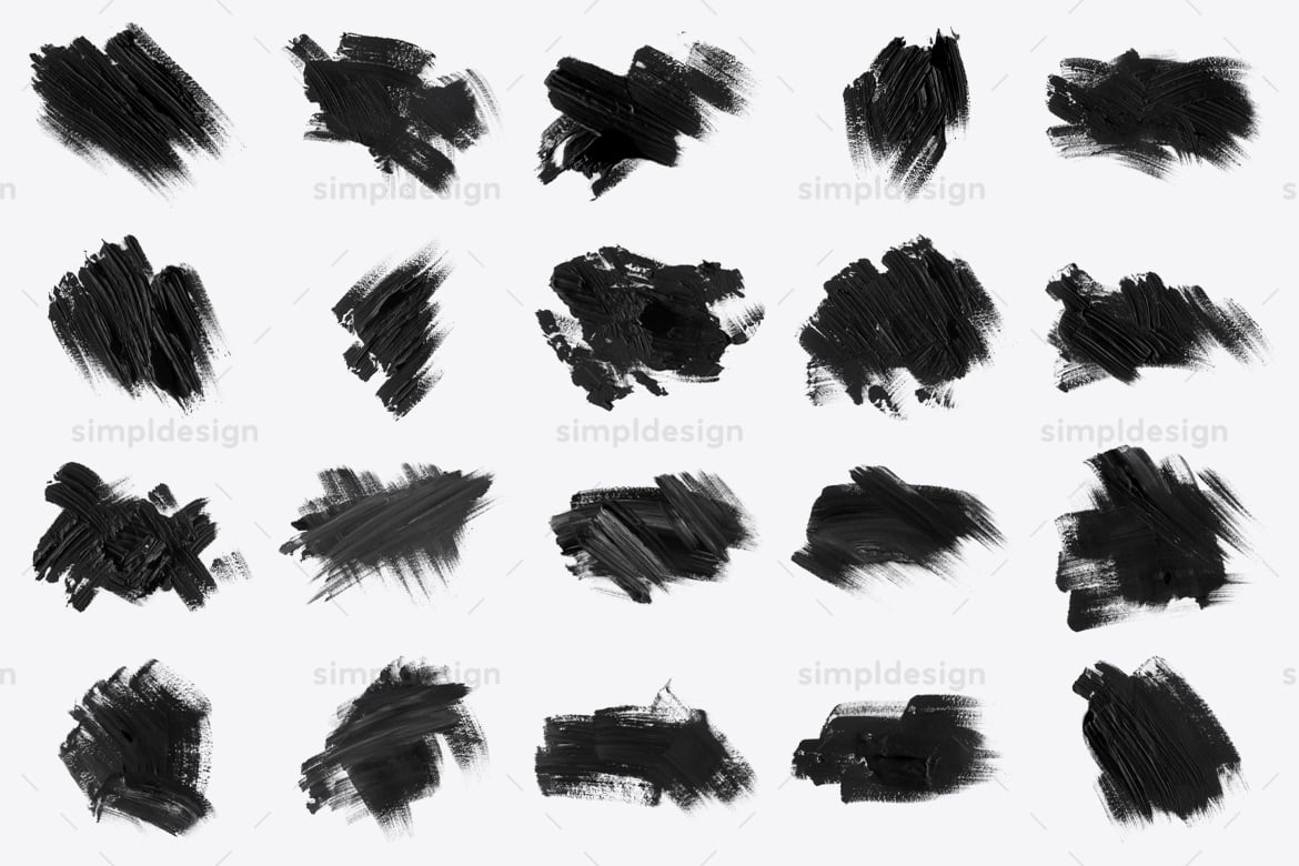 32款油画质感印章效果Photoshop笔刷合集 Stamp Oil Paint Photoshop Brushes插图1 32款油画质感印章效果Photoshop笔刷合集 Stamp Oil Paint Photoshop Brushes