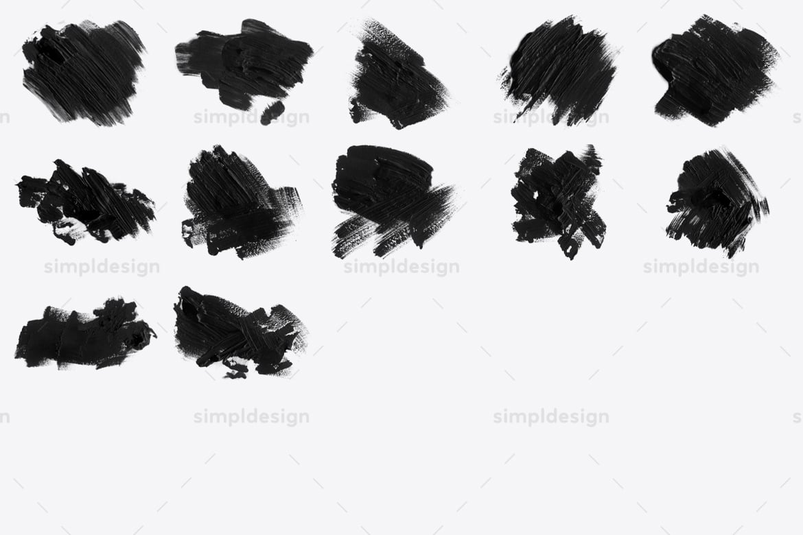 32款油画质感印章效果Photoshop笔刷合集 Stamp Oil Paint Photoshop Brushes插图2 32款油画质感印章效果Photoshop笔刷合集 Stamp Oil Paint Photoshop Brushes