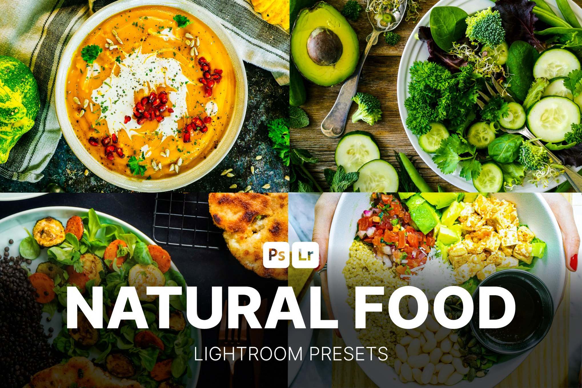 自然食物摄影后期调色Lightroom预设 Natural Food Lightroom Presets Desktop and Mobile插图 自然食物摄影后期调色Lightroom预设 Natural Food Lightroom Presets Desktop and Mobile