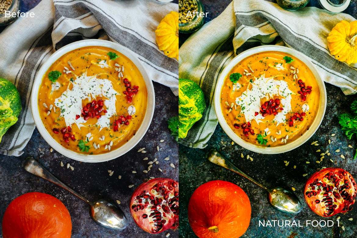 自然食物摄影后期调色Lightroom预设 Natural Food Lightroom Presets Desktop and Mobile插图4 自然食物摄影后期调色Lightroom预设 Natural Food Lightroom Presets Desktop and Mobile