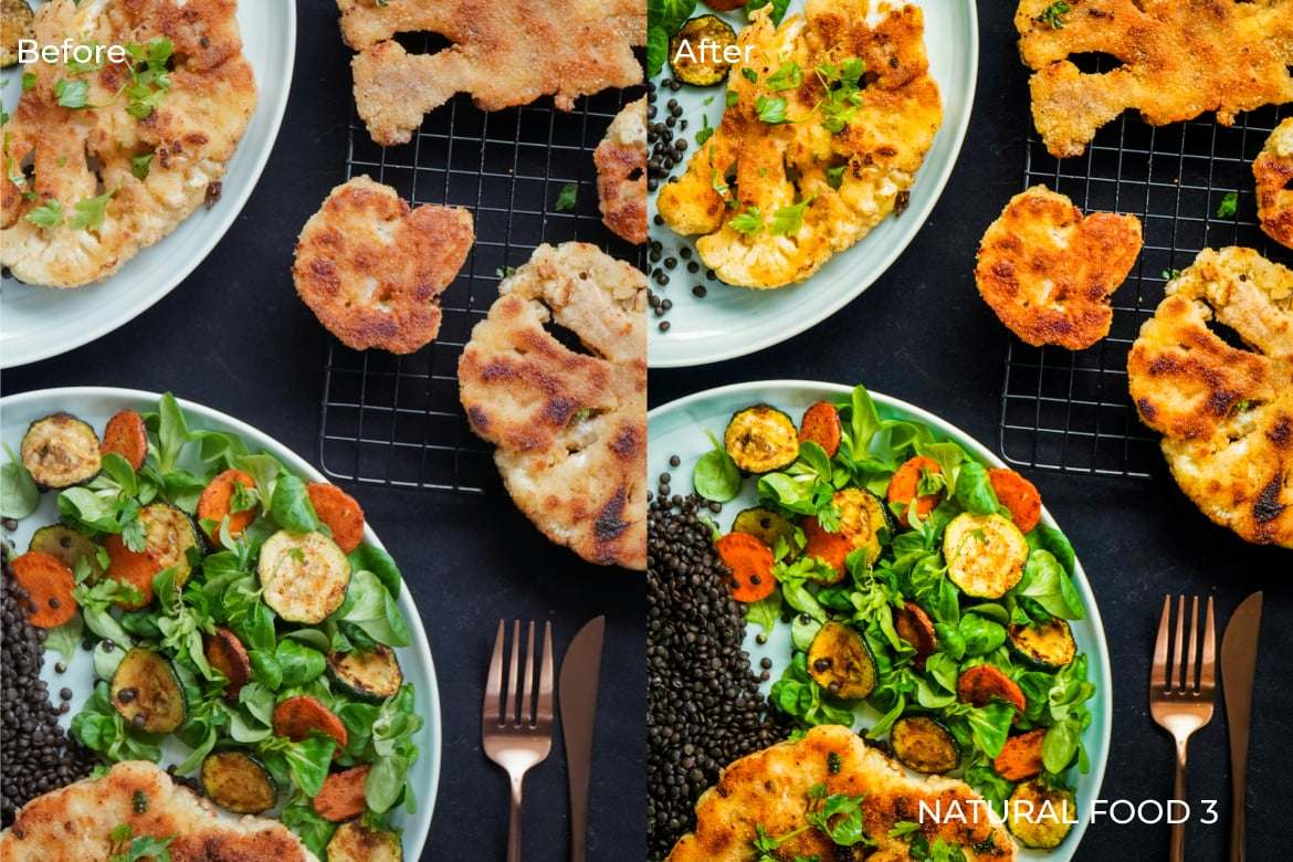 自然食物摄影后期调色Lightroom预设 Natural Food Lightroom Presets Desktop and Mobile插图5 自然食物摄影后期调色Lightroom预设 Natural Food Lightroom Presets Desktop and Mobile
