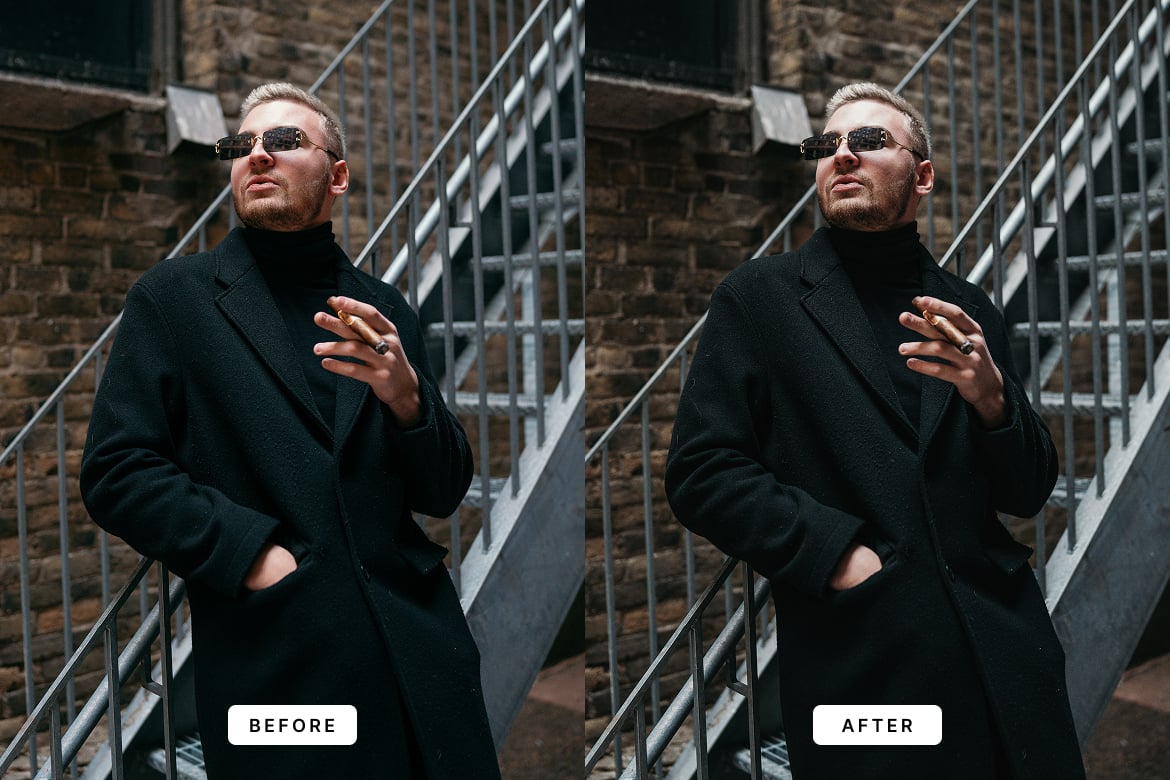 绅士风格人像摄影后期调色Lightroom预设 Gentleman Lightroom Presets Desktop and Mobile插图1 绅士风格人像摄影后期调色Lightroom预设 Gentleman Lightroom Presets Desktop and Mobile