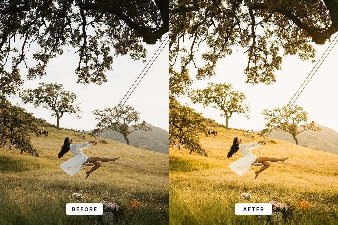 温暖梦幻风格照片后期调色Lightroom预设 Warm Dream Lightroom Presets Desktop and Mobile插图1 温暖梦幻风格照片后期调色Lightroom预设 Warm Dream Lightroom Presets Desktop and Mobile