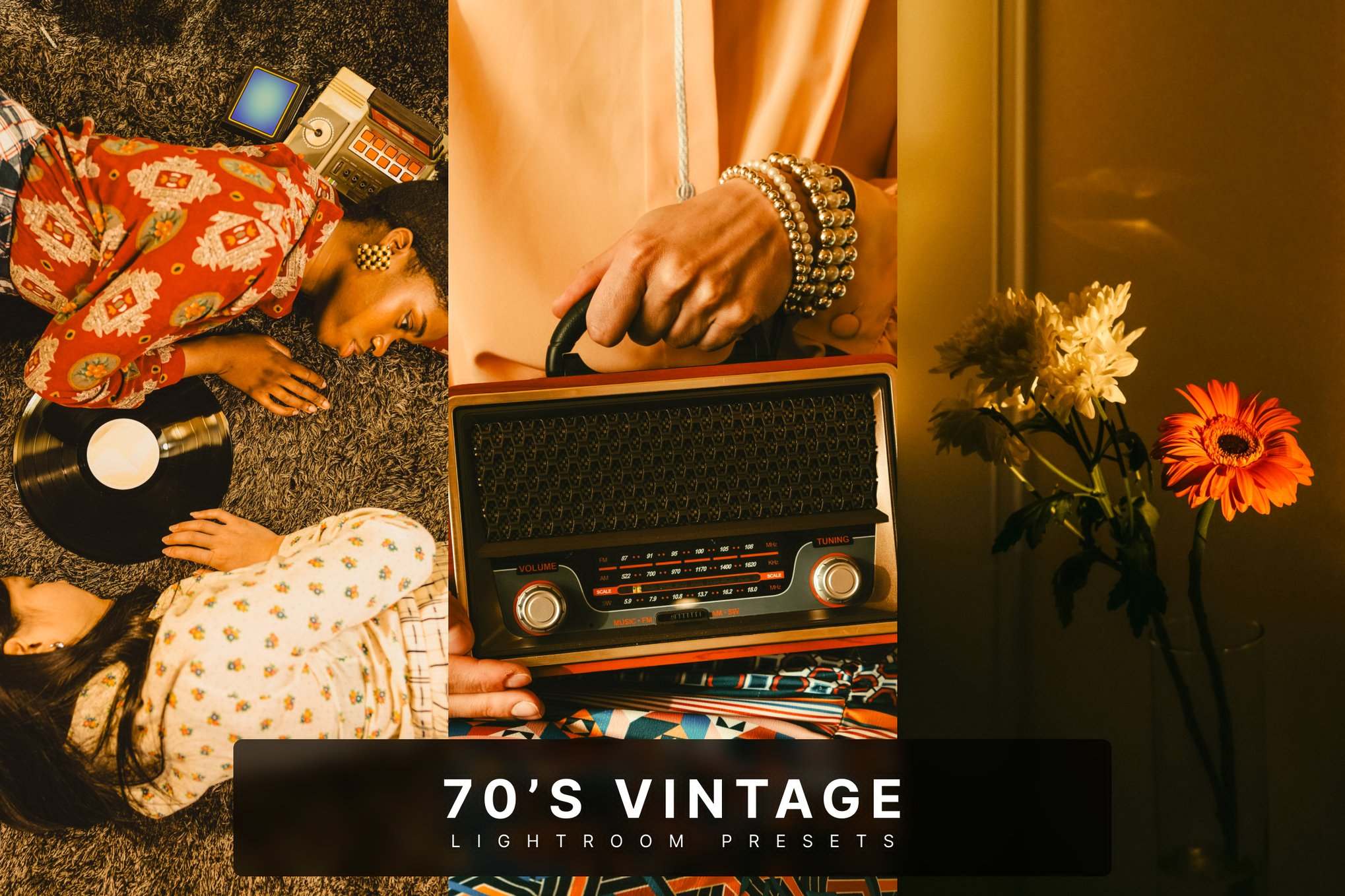 70年代复古风格照片后期处理Lightroom预设 70’s Vintage Lightroom Presets Desktop and Mobile插图 70年代复古风格照片后期处理Lightroom预设 70's Vintage Lightroom Presets Desktop and Mobile