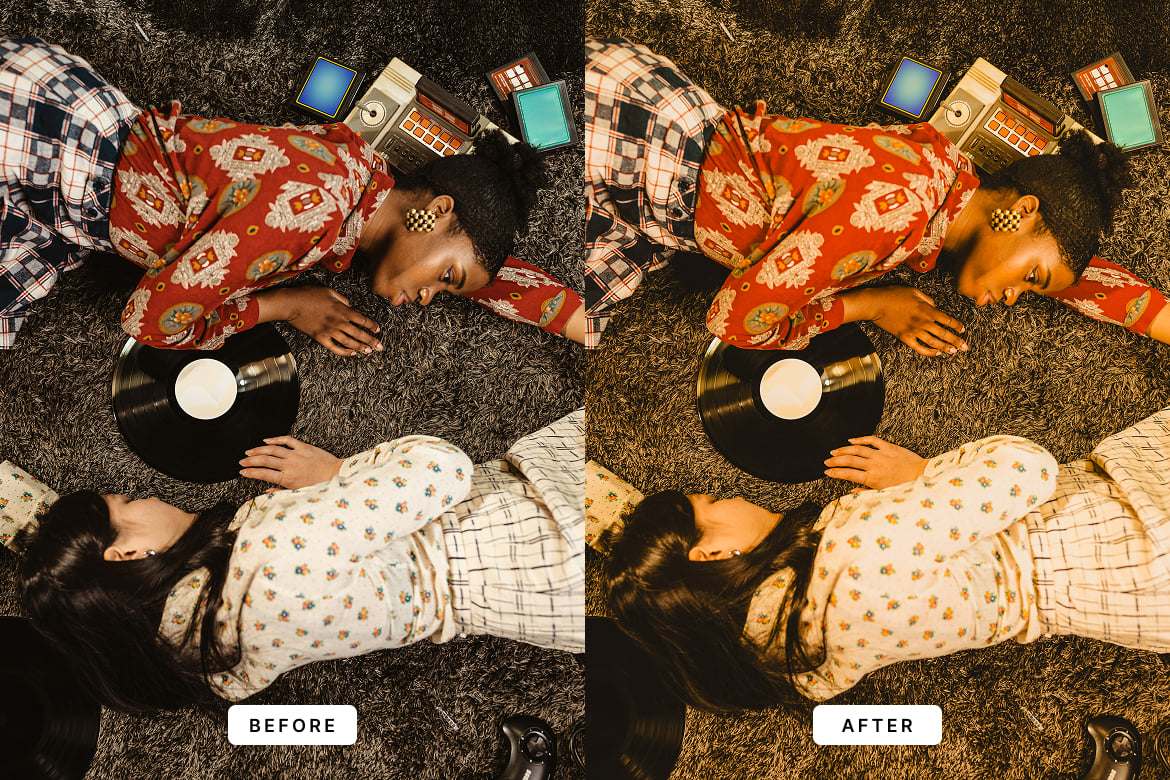 70年代复古风格照片后期处理Lightroom预设 70’s Vintage Lightroom Presets Desktop and Mobile插图1 70年代复古风格照片后期处理Lightroom预设 70's Vintage Lightroom Presets Desktop and Mobile