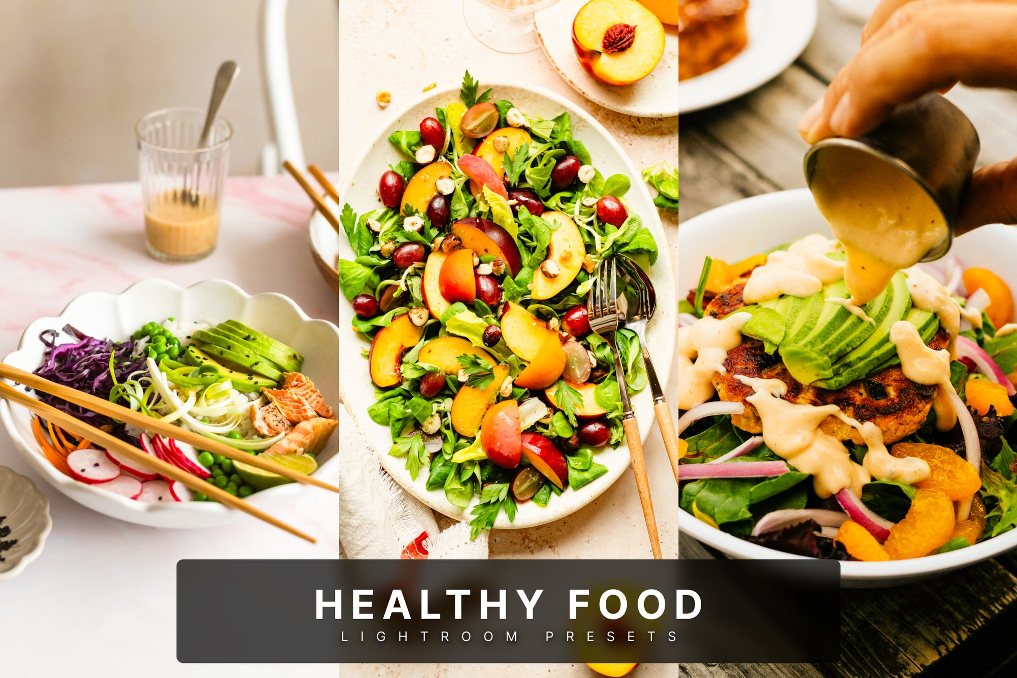 健康食品摄影后期调色Lightroom预设 Healthy Food Lightroom Presets Desktop and Mobile插图 健康食品摄影后期调色Lightroom预设 Healthy Food Lightroom Presets Desktop and Mobile
