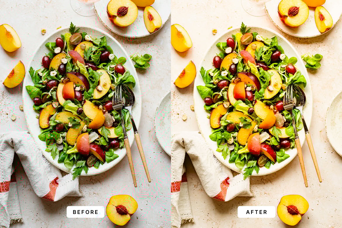 健康食品摄影后期调色Lightroom预设 Healthy Food Lightroom Presets Desktop and Mobile插图1 健康食品摄影后期调色Lightroom预设 Healthy Food Lightroom Presets Desktop and Mobile