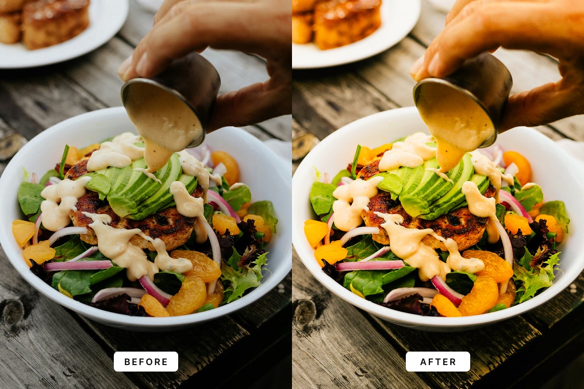 健康食品摄影后期调色Lightroom预设 Healthy Food Lightroom Presets Desktop and Mobile插图2 健康食品摄影后期调色Lightroom预设 Healthy Food Lightroom Presets Desktop and Mobile