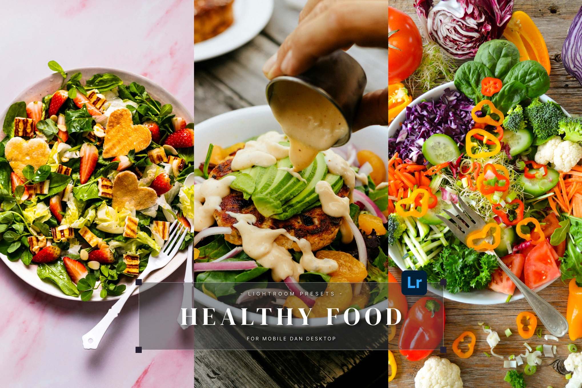 食品摄影后期调色Lightroom预设 Healthy Food Lightroom Presets Desktop and Mobile插图 食品摄影后期调色Lightroom预设 Healthy Food Lightroom Presets Desktop and Mobile