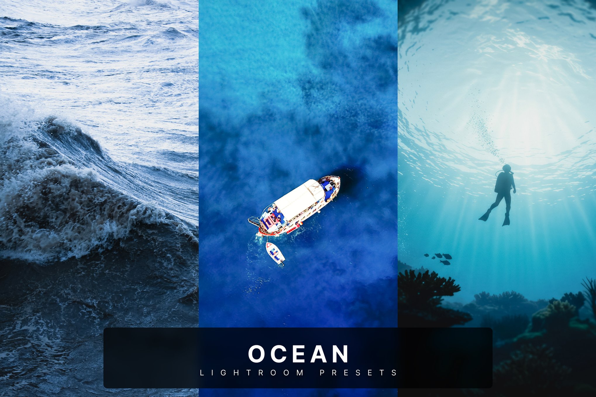 海洋风格照片后期调色Lightroom预设 Ocean Lightroom Presets Desktop and Mobile插图 海洋风格照片后期调色Lightroom预设 Ocean Lightroom Presets Desktop and Mobile