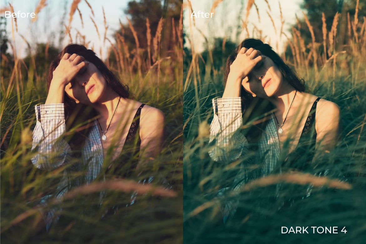 暗调质感照片后期处理Lightroom预设 Dark Tone Lightroom Presets Desktop and Mobile插图2 暗调质感照片后期处理Lightroom预设 Dark Tone Lightroom Presets Desktop and Mobile