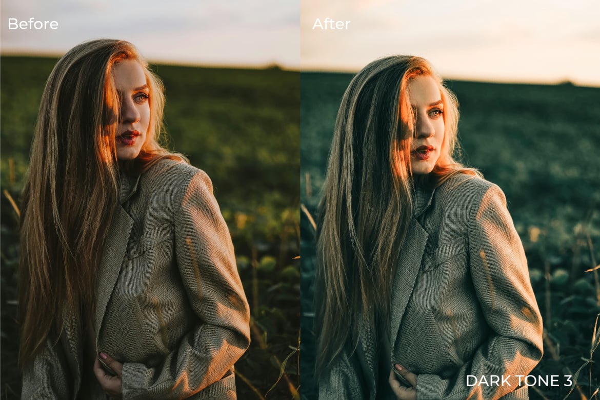 暗调质感照片后期处理Lightroom预设 Dark Tone Lightroom Presets Desktop and Mobile插图4 暗调质感照片后期处理Lightroom预设 Dark Tone Lightroom Presets Desktop and Mobile