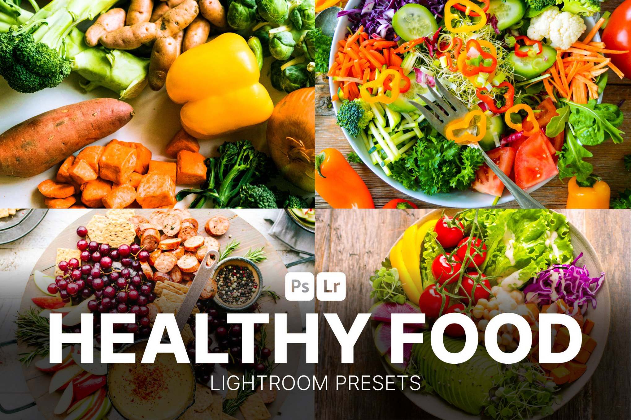 健康食品摄影后期调色Lightroom预设 Healthy Food Lightroom Presets Desktop and Mobile插图 健康食品摄影后期调色Lightroom预设 Healthy Food Lightroom Presets Desktop and Mobile