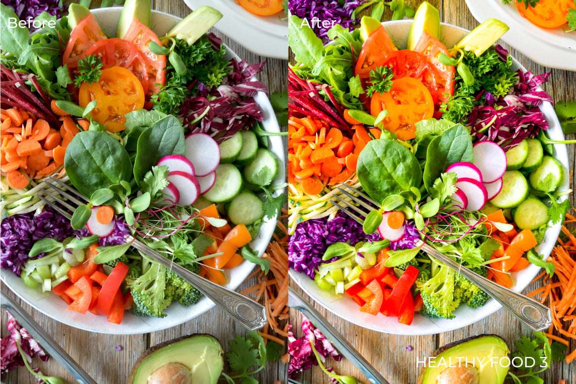 健康食品摄影后期调色Lightroom预设 Healthy Food Lightroom Presets Desktop and Mobile插图4 健康食品摄影后期调色Lightroom预设 Healthy Food Lightroom Presets Desktop and Mobile