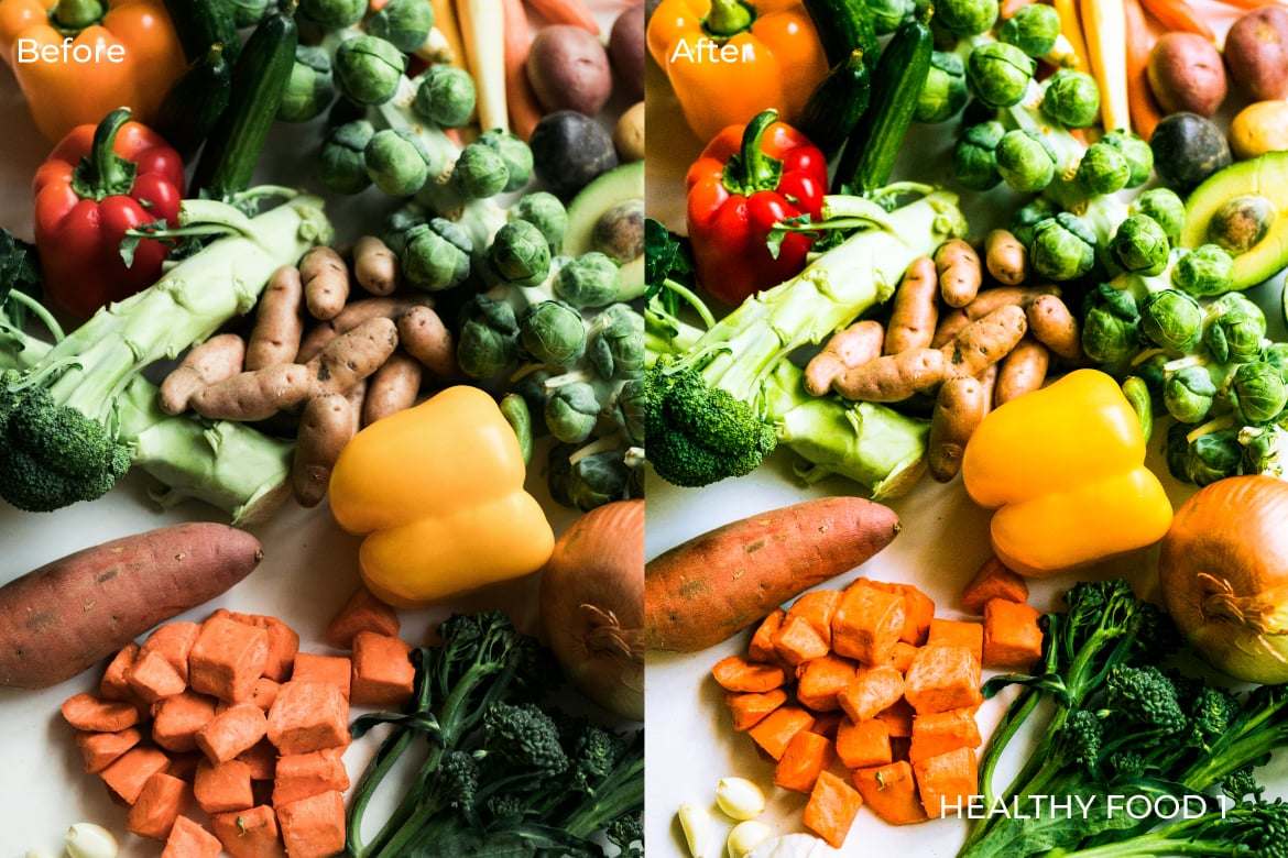 健康食品摄影后期调色Lightroom预设 Healthy Food Lightroom Presets Desktop and Mobile插图3 健康食品摄影后期调色Lightroom预设 Healthy Food Lightroom Presets Desktop and Mobile