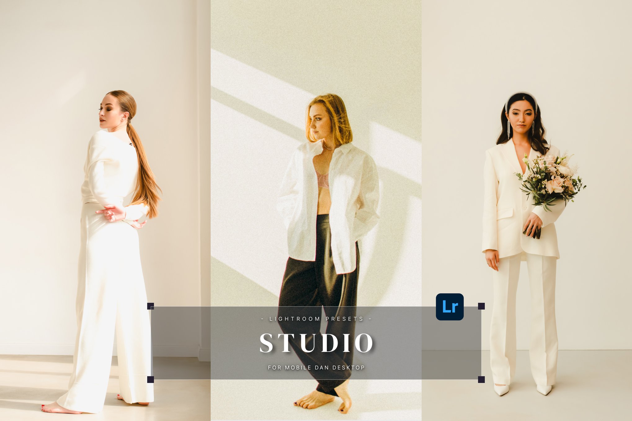 影棚人像摄影后期调色Lightroom预设 Studio Lightroom Presets Desktop and Mobile插图 影棚人像摄影后期调色Lightroom预设 Studio Lightroom Presets Desktop and Mobile