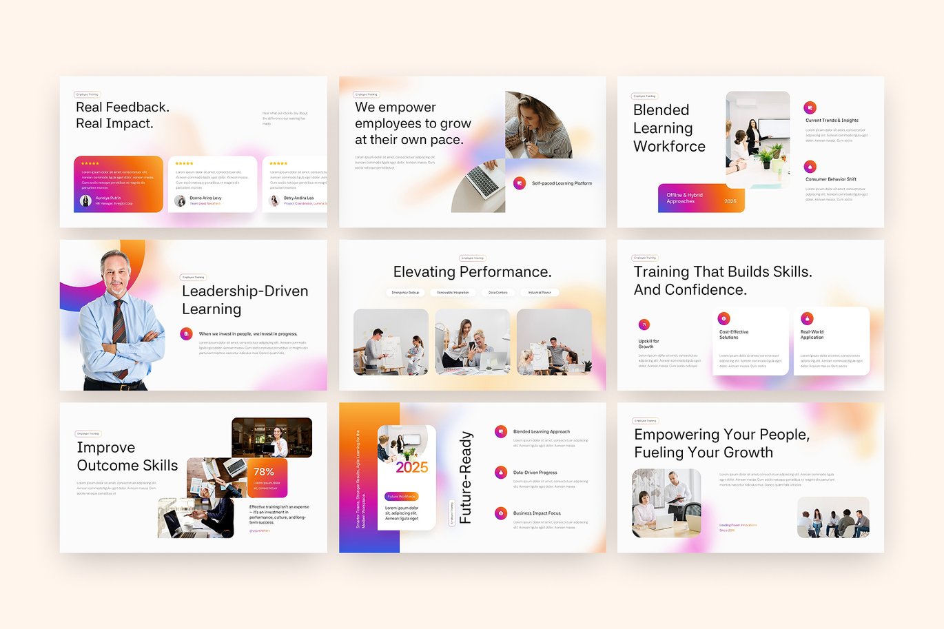 新员工入职培训模块化PowerPoint演示模板 Employee Training PowerPoint插图1 新员工入职培训模块化PowerPoint演示模板 Employee Training PowerPoint