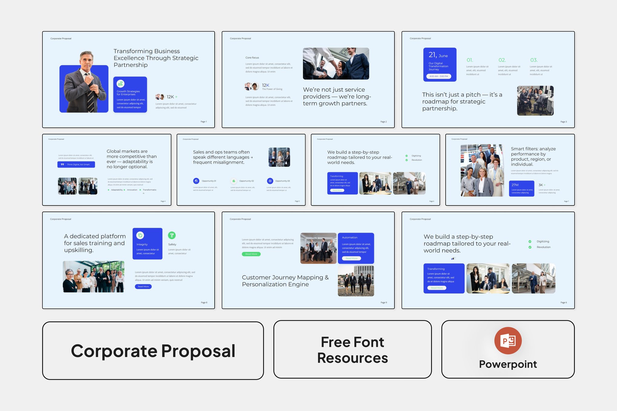 现代简约企业提案策划方案商务演示PPT幻灯片 Corporate Proposal插图 现代简约企业提案策划方案商务演示PPT幻灯片 Corporate Proposal