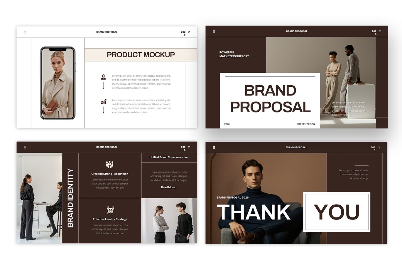 企业品牌提案与视觉识别指南PPT模板 Brand Proposal PowerPoint插图4 企业品牌提案与视觉识别指南PPT模板 Brand Proposal PowerPoint