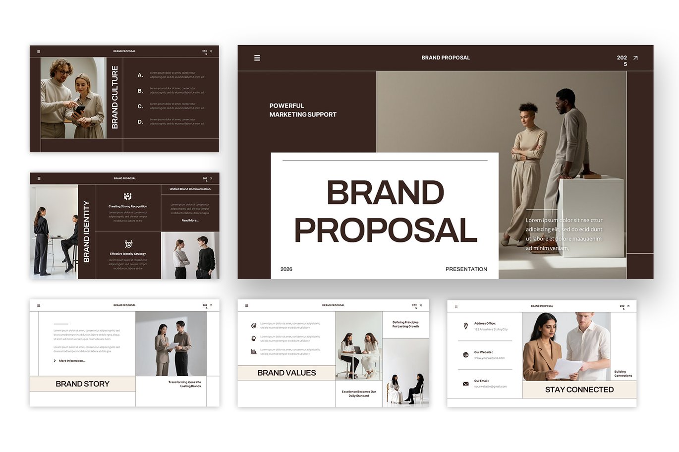 企业品牌提案与视觉识别指南PPT模板 Brand Proposal PowerPoint插图5 企业品牌提案与视觉识别指南PPT模板 Brand Proposal PowerPoint
