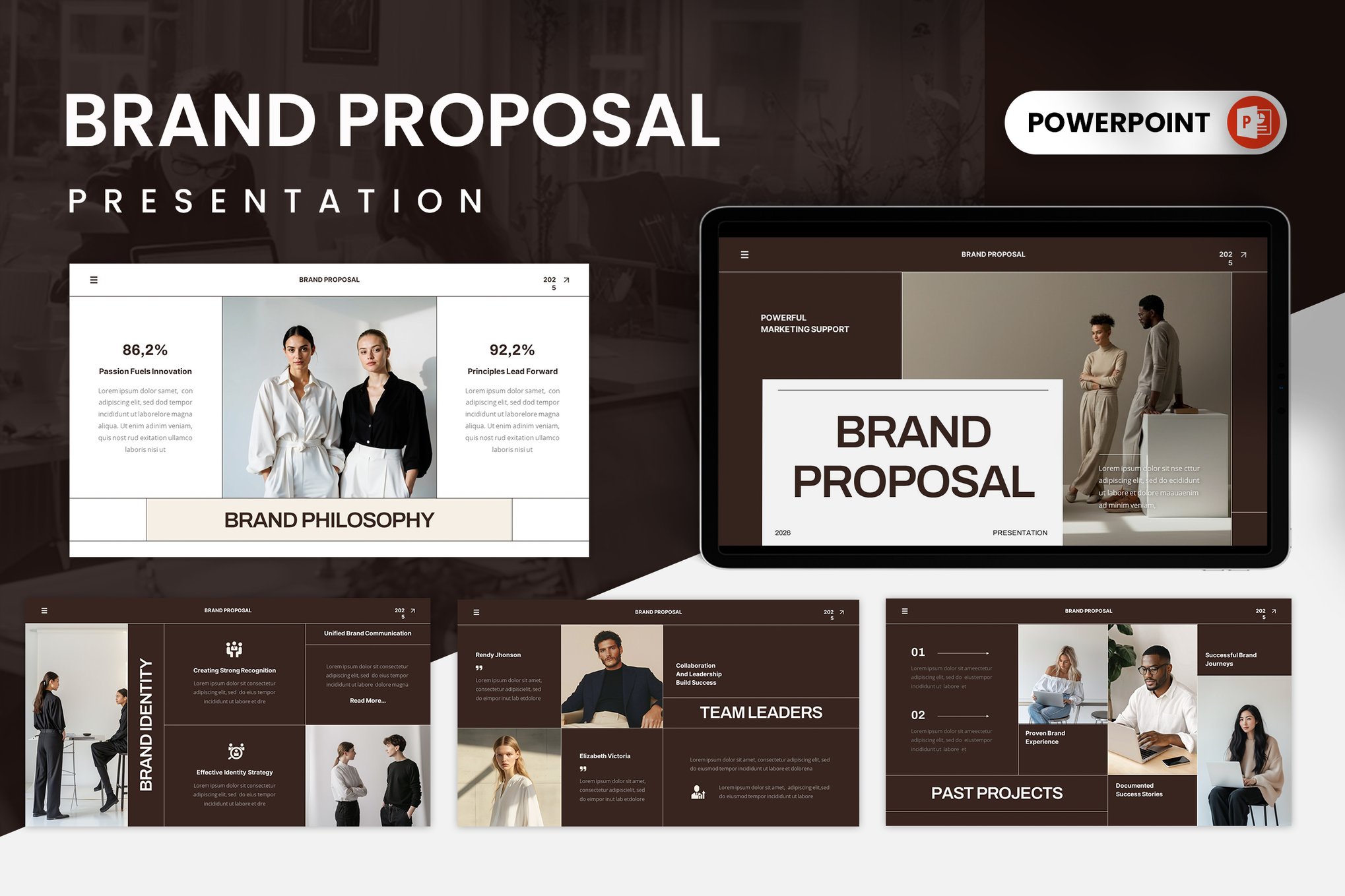 企业品牌提案与视觉识别指南PPT模板 Brand Proposal PowerPoint插图 企业品牌提案与视觉识别指南PPT模板 Brand Proposal PowerPoint