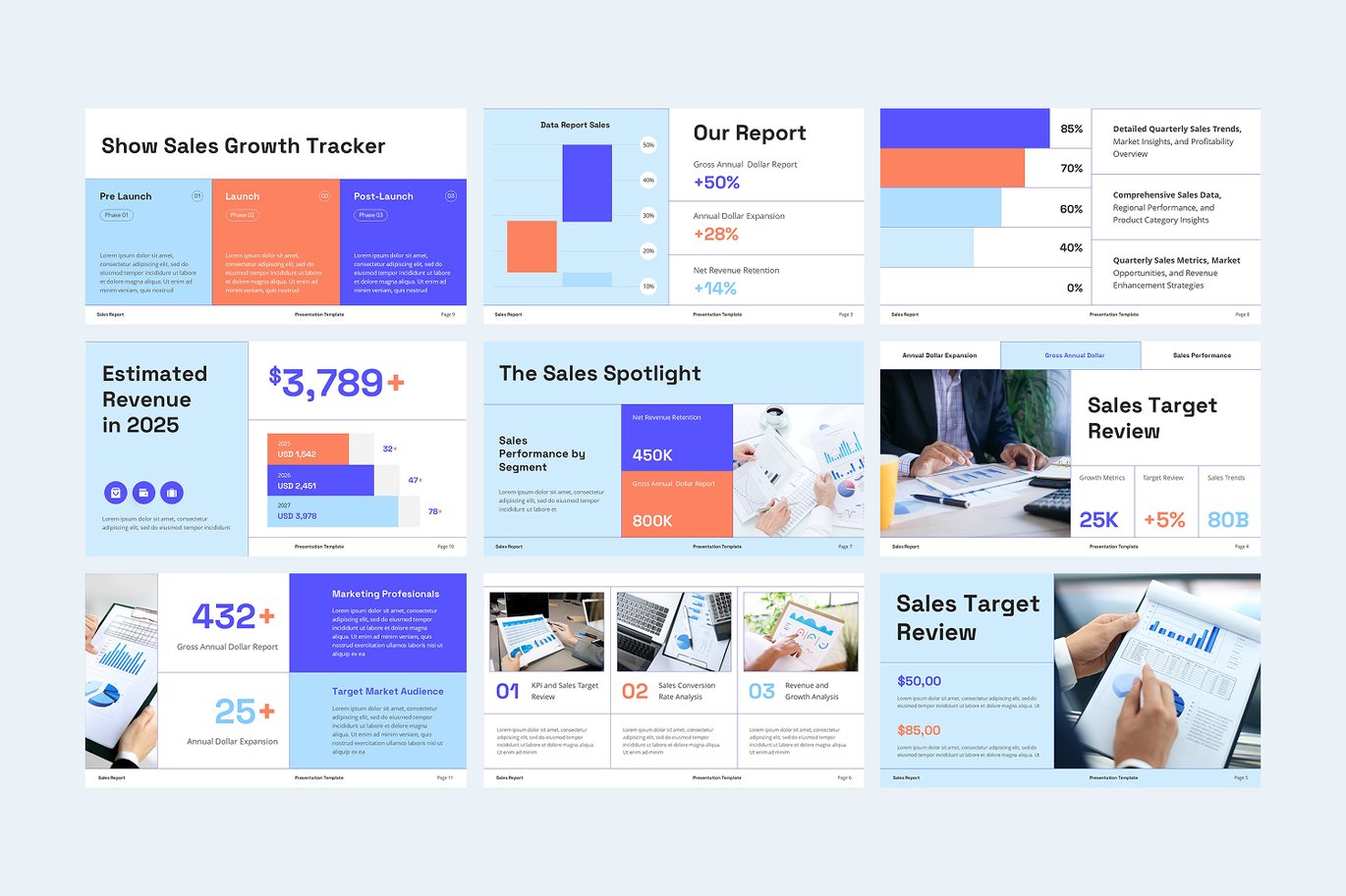 销售业绩报告与业务增长分析PowerPoint模板 Sales Report PowerPoint插图3 销售业绩报告与业务增长分析PowerPoint模板 Sales Report PowerPoint
