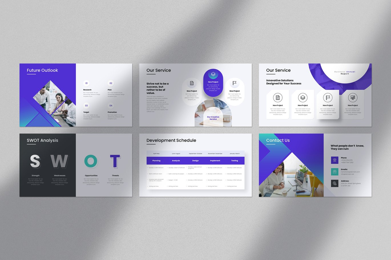 彩色创意年度报告总结数据图表PPT设计 Annual Report Colorful PowerPoint Design插图5 彩色创意年度报告总结数据图表PPT设计 Annual Report Colorful PowerPoint Design