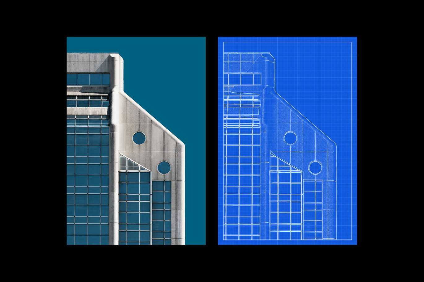 蓝图素描照片特效PS图层样式 Blueprint Sketch Photo Effect插图1 蓝图素描照片特效PS图层样式 Blueprint Sketch Photo Effect