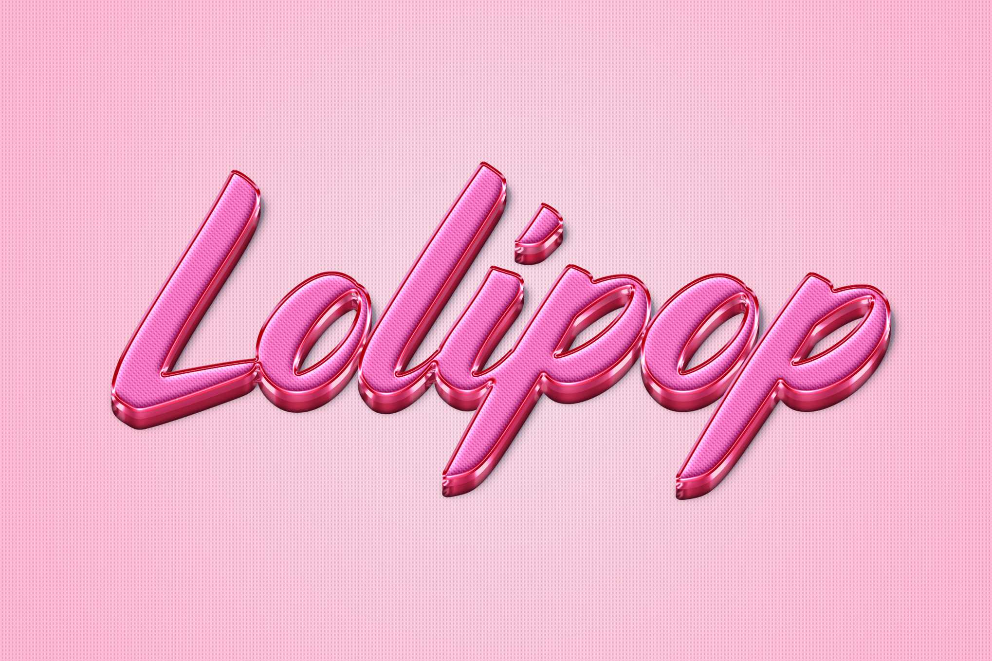 粉色趣味PS文字效果(含图层样式) Pink Playful Text Effect插图 粉色趣味PS文字效果(含图层样式) Pink Playful Text Effect