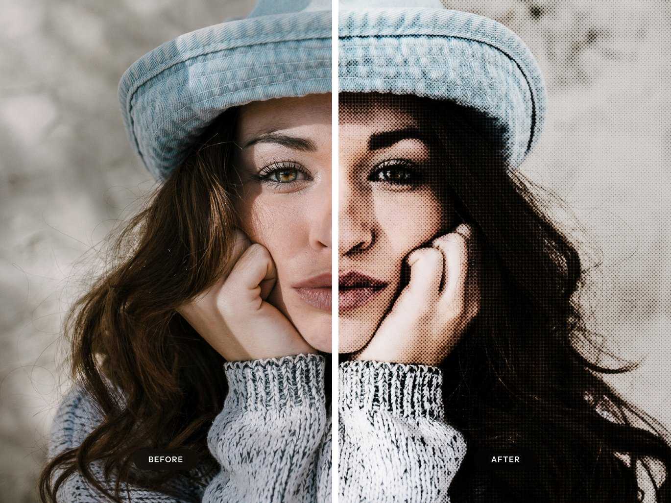半色调着色照片特效PS图层样式 Halftone Shader Photo Effect插图1 半色调着色照片特效PS图层样式 Halftone Shader Photo Effect