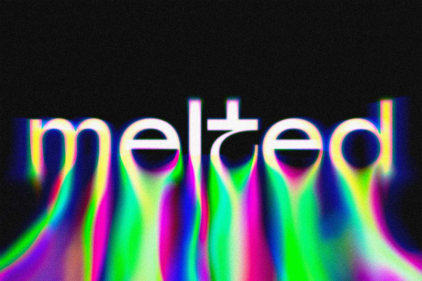彩虹融化PS文字效果(含图层样式) Rainbow Melt Text Effect插图1 彩虹融化PS文字效果(含图层样式) Rainbow Melt Text Effect