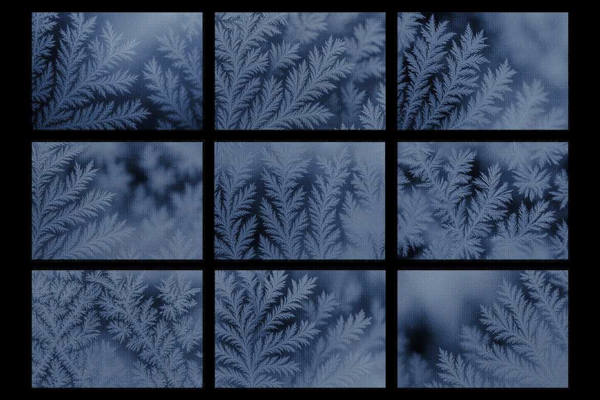 冬季蕾丝冰霜纹理背景背景素材 Winter Lace Frosted Pattern Backgrounds_ Backgrounds插图1 冬季蕾丝冰霜纹理背景背景素材 Winter Lace Frosted Pattern Backgrounds_ Backgrounds