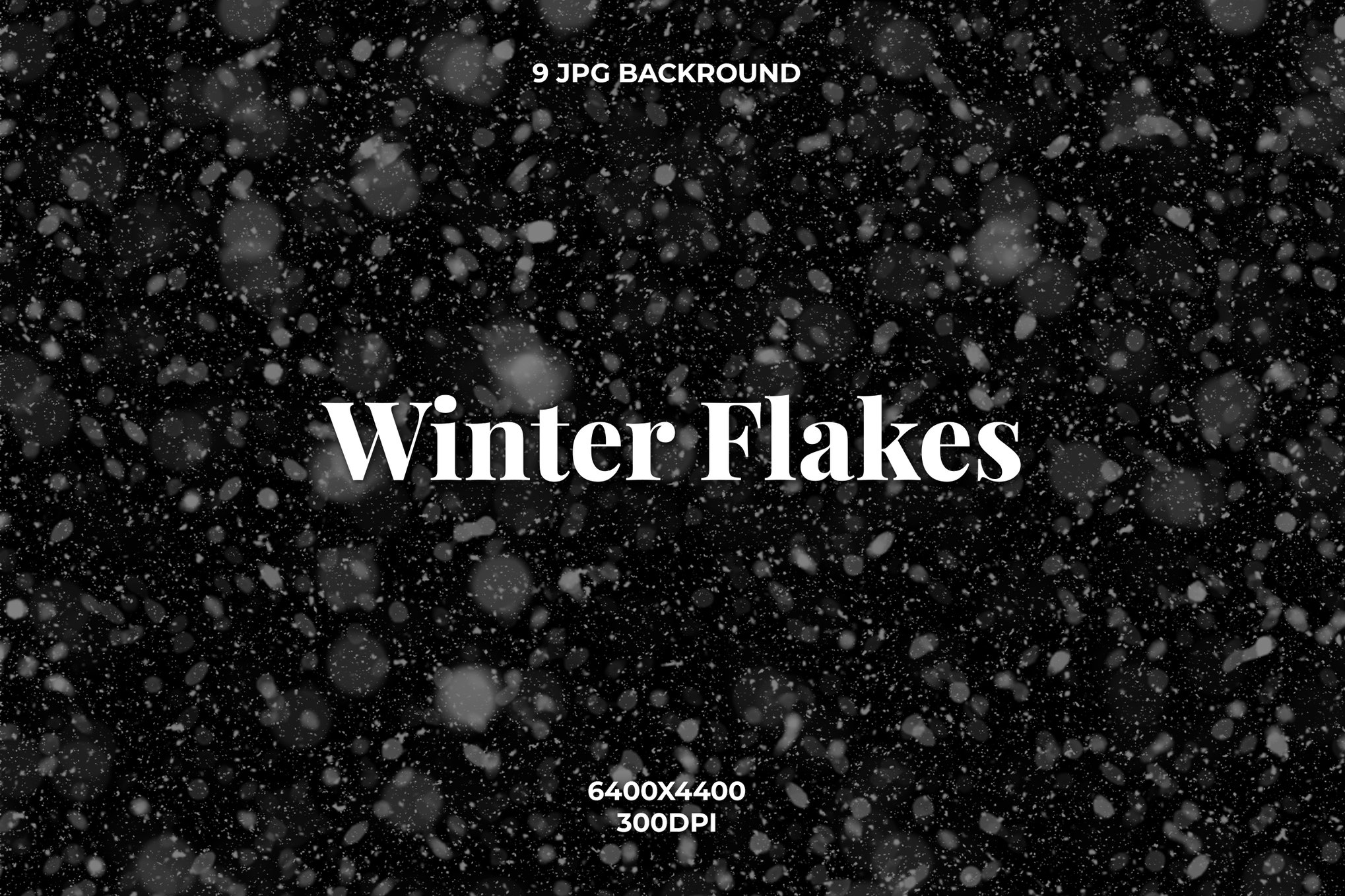 冬季雪花飘落背景纹理素材 Winter Flakes Snowfall Backgrounds_ Textures ft插图 冬季雪花飘落背景纹理素材 Winter Flakes Snowfall Backgrounds_ Textures ft