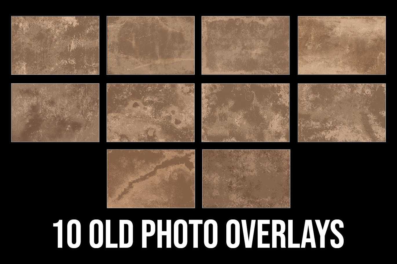 10款老旧照片叠加纹理素材 Old Photo Overlays 10 Textures ft. overlay &yyth插图3 10款老旧照片叠加纹理素材 Old Photo Overlays 10 Textures ft. overlay &yyth
