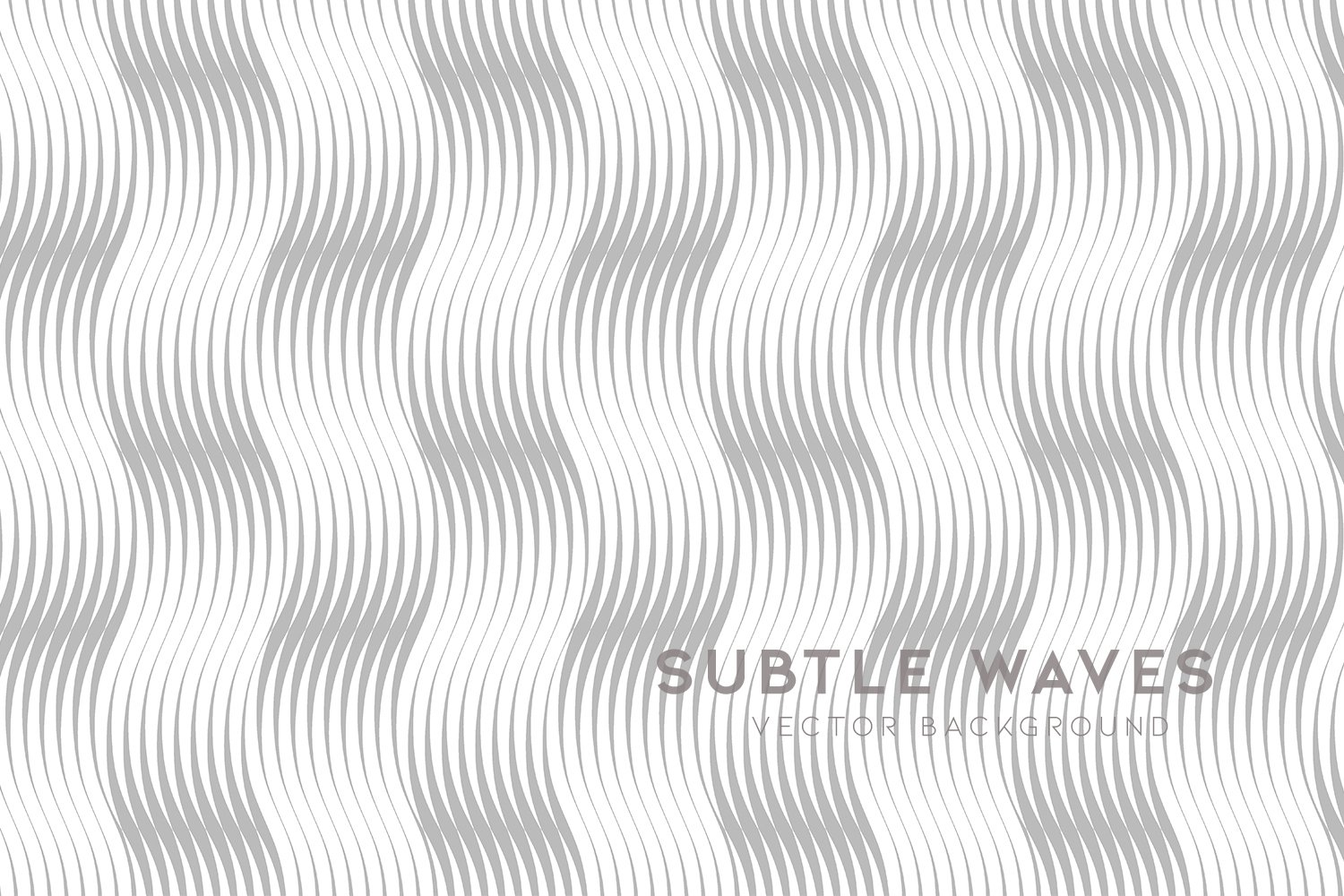 微妙波浪线条背景素材 Subtle Waves_ Backgrounds ft. wavy lines & curved