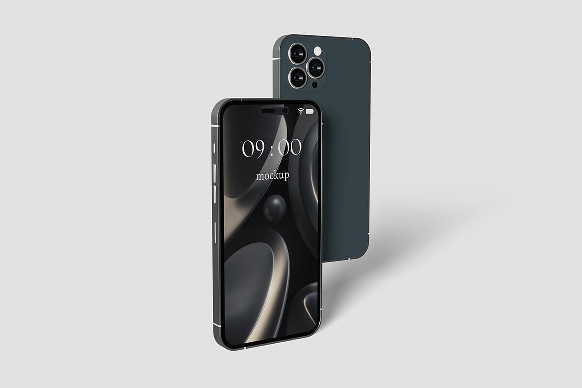 iPhone 14 Pro Max模型产品样机素材 iPhone 14 Pro Max Mockup_ Product Mockups插图1 iPhone 14 Pro Max模型产品样机素材 iPhone 14 Pro Max Mockup_ Product Mockups