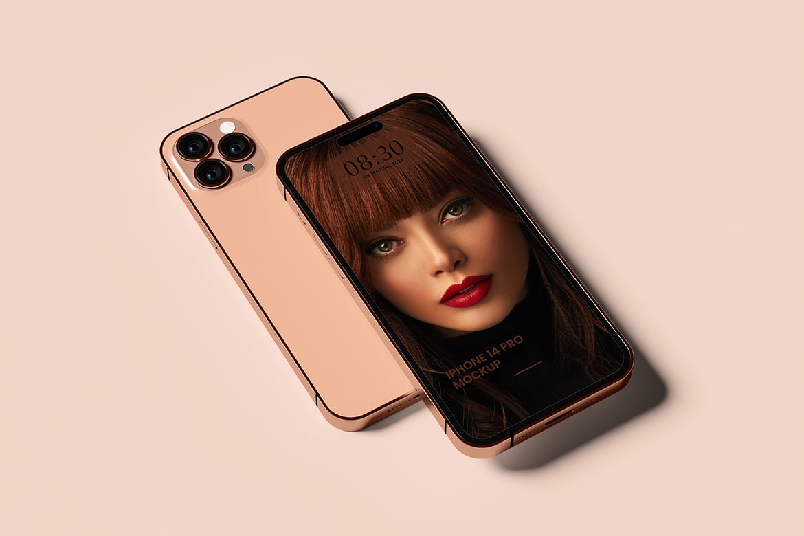 iPhone 14 Pro Max模型样机素材 iPhone 14 Pro Max Mockup_ Product Mockups插图2 iPhone 14 Pro Max模型样机素材 iPhone 14 Pro Max Mockup_ Product Mockups