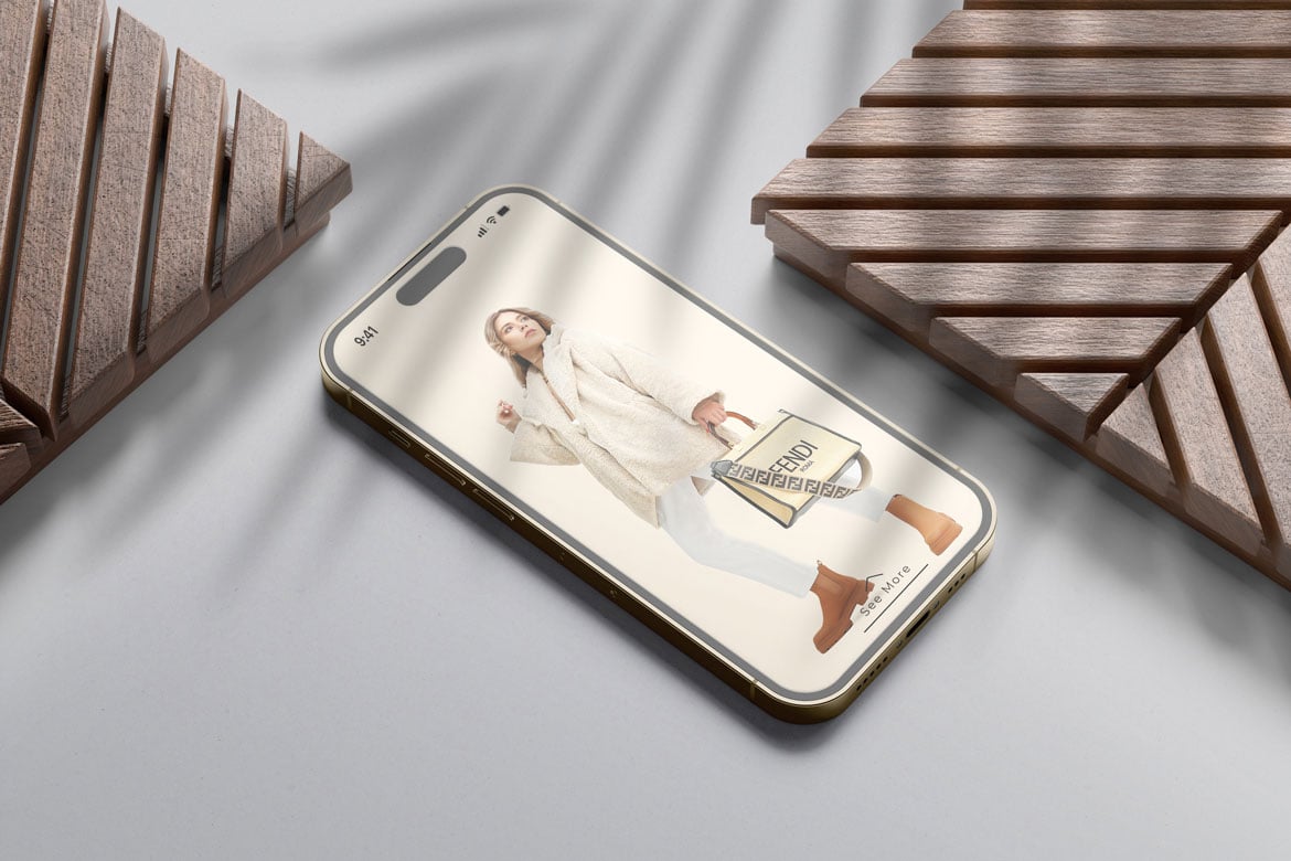 iPhone 14 Pro屏幕设计展示样机 Phone 14 Pro Mockup_ Product Mockups插图1 iPhone 14 Pro屏幕设计展示样机 Phone 14 Pro Mockup_ Product Mockups