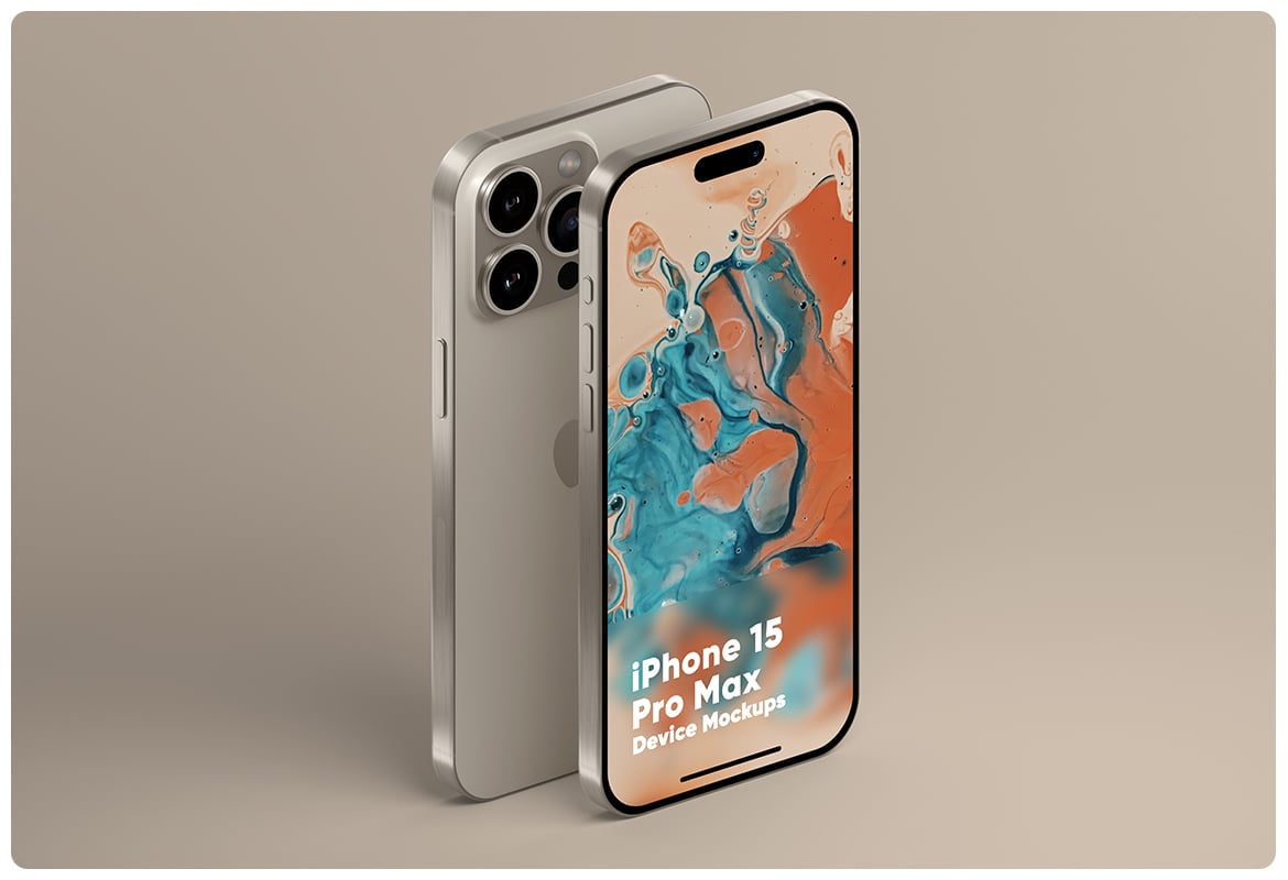iPhone 15 Pro Max屏幕UI展示样机 iPhone 15 Pro Max Screen Mockups插图3 iPhone 15 Pro Max屏幕UI展示样机 iPhone 15 Pro Max Screen Mockups