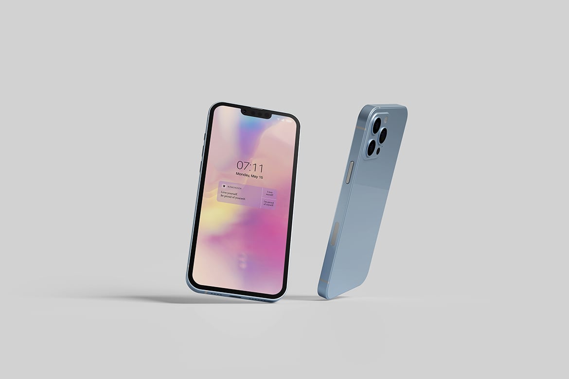 iPhone 13 Pro设计样机模板 iPhone 13 Pro Mockup_ Product Mockups插图3 iPhone 13 Pro设计样机模板 iPhone 13 Pro Mockup_ Product Mockups