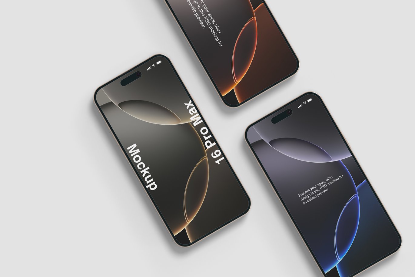 iPhone 16 Pro Max概念设计样机 iPhone 16 Pro Max Mockups插图9 iPhone 16 Pro Max概念设计样机 iPhone 16 Pro Max Mockups